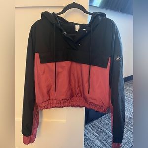 Alo International Anorak Hoodie Size Medium Pullover Jacket